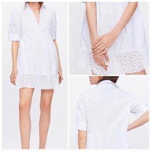 NWT ZARA POPLIN DRESS